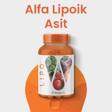 Wiserlife Lipo Alfa Lipoik Asit İçeren Takviye Edici Gıda 30 Kapsül