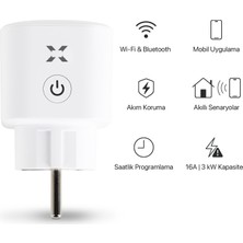 Xenon Smart Akıllı Enerji Ölçümlü Akım Korumalı Priz Wi-fi/Bluetooth