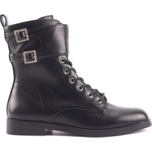 Nine West Valerın 4pr Siyah Kadın Düz Bot
