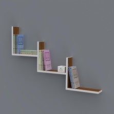 Kenzlife kitaplık günan 060*090*20 cvz duvar rafı