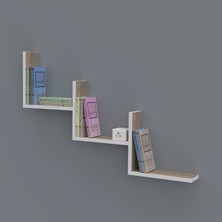 Kenzlife kitaplık günan 060*090*20 crd duvar rafı