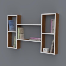 Kenzlife kitaplık gülsu 060*100*20 cvz duvar rafı