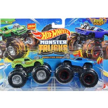 Mattel Hot Wheels Monster Trucks 2024 Posion Pinto ve Rodger Dodger HWN70