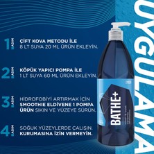 Gyeon Q²m Bathe+ Plus Seramik Bazlı Ph Nötr Cilalı Oto Şampuanı 1000 ml -Su Itici Araç Yıkama Köpüğü