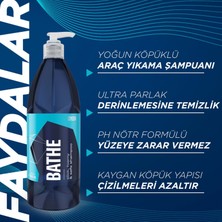 Gyeon Q²m Bathe Ph Nötr Cilalı Oto Şampuanı - 1000 ml -Yüksek Konsantre Jel Araç Yıkama Köpüğü