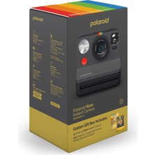 Polaroid Eb Now Gen 2 Black-Golden Anlık Fotoğraf Makinesi