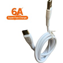 Ata Elektronik 1 metre 6 amper TYPE-C USB ŞARJ DATA KABLOSU FAST HIZLI ŞARJ