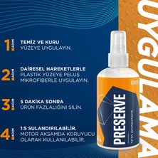 Gyeon Q²m Preserve Iç Dış Plastik Trim Yenileyici ve Koruyucu - 250 ml -Mat Görünüm Plastik Onarıcı