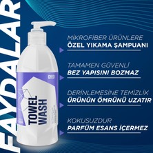 Gyeon Q²m Towelwash Mikrofiber Bez Havlu Eldiven Keçe Ped Yıkama Şampuanı - 500 ml