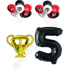 Bal10 Dünyası Beşiktaş Siyah Beyaz Doğum Günü Konsepti Yaş 5
