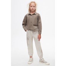 Nk Kids 57811 Kız Çocuk Gri Tour Pantolon