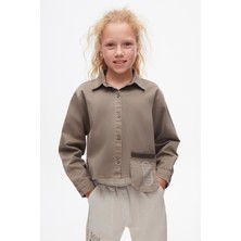Nk Kids 57811 Kız Çocuk Gri Tour Pantolon