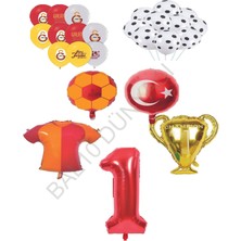 Bal10 Dünyası Sarı Kırmızı Galatasaray Balon Seti Yaş 1