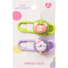 Miniso Hayvan Figürlü Pens Toka Seti (2 Adet)