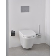 VitrA Plural 126-083-009 Klozet Kapağı, Yavaş Kapanır, Kolay Çıkabilir, Mat Siyah