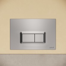 VitrA Sirius 740-0480 Kumanda Paneli, Parlak Krom - Mat Krom