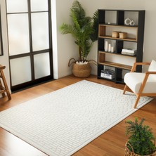 Kaşmir Halı 7/24 Sierra Leon Krem 80x300 cm Salon Mutfak Halısı Yolluk Kilim