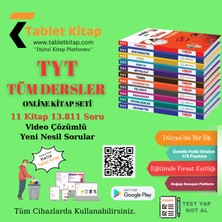 Tablet Kitap Tyt Hazırlık Tüm Dersler Tamamı Video Çözümlü Online Kitap Seti 13.811 Soru