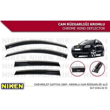 Niken Chevrolet Captiva Cam Rüzgarlığı Kromlu 2007+