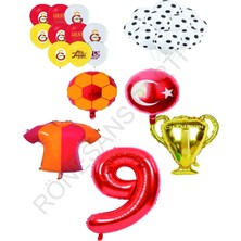 Rönesans Parti Sarı Kırmızı Galatasaray Balon Seti Yaş 9
