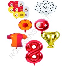 Rönesans Parti Sarı Kırmızı Galatasaray Balon Seti Yaş 8