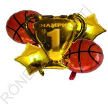 Rönesans Parti Kupalı Basketbol Temalı Duğum Günü Seti