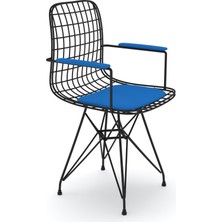 Knsz kafes tel sandalyesi 1 li mazlum syhmvi kolçaklı ofis cafe bahçe mutfak