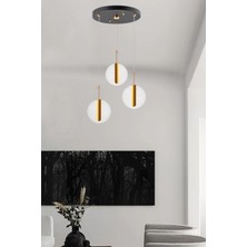 EYS Aydınlatma Satürn Modern Sarkıt Yuvarlak A+ Tasarruflu LED Avize Salon,mutfak,hol, Oda LED Avize