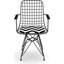 Knsz kafes tel sandalyesi 1 li mazlum syhaldo kolçaklı ofis cafe bahçe mutfak