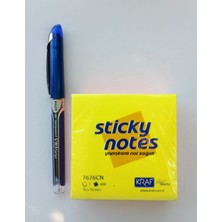 Pilot Imza Kalemi V10 Grip Mavi - Yapışkanlı Not Kağıdı 5 Renk 400 Yp.