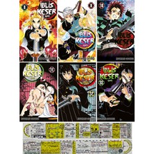 Iblis Keser 8-9-10-11-12-13. Ciltler Manga Seti + Mat. Öğreten Cetvel