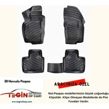 Tegin Nissan Qashqai 3D Havuzlu Paspas 2019 Siyah