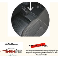 Tegin Toyota Auris 3D Havuzlu Paspas 2017 Siyah