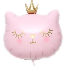 Kedi Folyo Balon Pastel Rakam Folyo Balon Balon Zinciri Seti 40 Balon 2 Yaş
