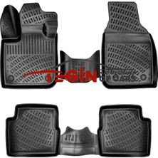 Tegin Fiat 500 E Elektrikli 2021 3D Havuzlu Paspas Siyah