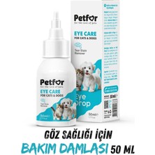 Petfor Kedi ve Köpekler Için Göz Bakım Damlası 50 ml X2 Adet