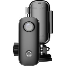 SJCAM C100+ 4K UHD 2160p WiFi 15MP EIS 115° H.265 30 Metre Su Geçirmezlik Mini Aksiyon Kamerası Siyah