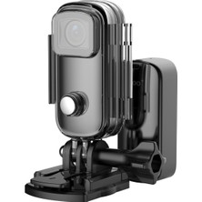 SJCAM C100+ 4K UHD 2160p WiFi 15MP EIS 115° H.265 30 Metre Su Geçirmezlik Mini Aksiyon Kamerası Siyah