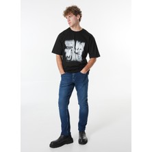 Mustang Normal Bel Slim Fit Mavi Erkek Denim Pantolon Vegas Slim - 1310