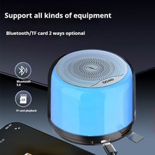 First Taşınabilir Çok Fonksiyonlu Yüksek Kaliteli Küçük Çelik Top Subwoofer Bluetooth Hoparlör (Yurt Dışından)