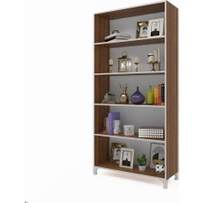 Kenzlife kitaplık tuğçe 188*090*020 cvz ayaklı mutfak dolabı banyo ofis ayakkabılık kiler