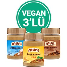 Muni Fıstık Ezmesi Vegan 3'lü