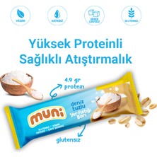 Muni Deniz Tuzlu Yer Fıstığı Barı, 40 gr x 12 Adet