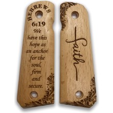 Zib Grips Silah Kabzası - Colt 1911, Girsan Mc 1911 ile Uyumlu - Sadece Vernik Uygulanmış - CLT1911SV052