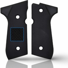 Zib Grips Silah Kabzası - Girsan Yavuz 16, Beretta F92 ile Uyumlu - Siyah Renk - Polimer Malzemesinden Yapılma - POBRTF92SY004