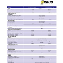 Orbus Eco 1.6kw 12V Mppt Solar Inverter (Off Grid)