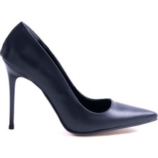 Enodia Nazoo Siyah Mat Sivri Burun Stiletto