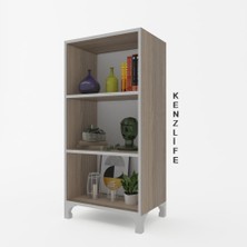 Kenzlife kitaplık tuğçe 108*030*020 crd ayaklı mutfak dolabı banyo ofis ayakkabılık kiler