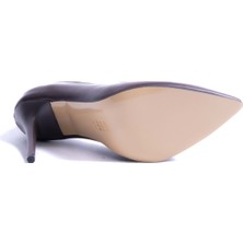 Enodia Nazoo Acı Kahve Mat Sivri Burun Stiletto