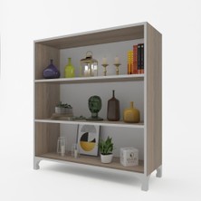 Kenzlife kitaplık tuğçe 088*090*020 crd ayaklı mutfak dolabı banyo ofis ayakkabılık kiler